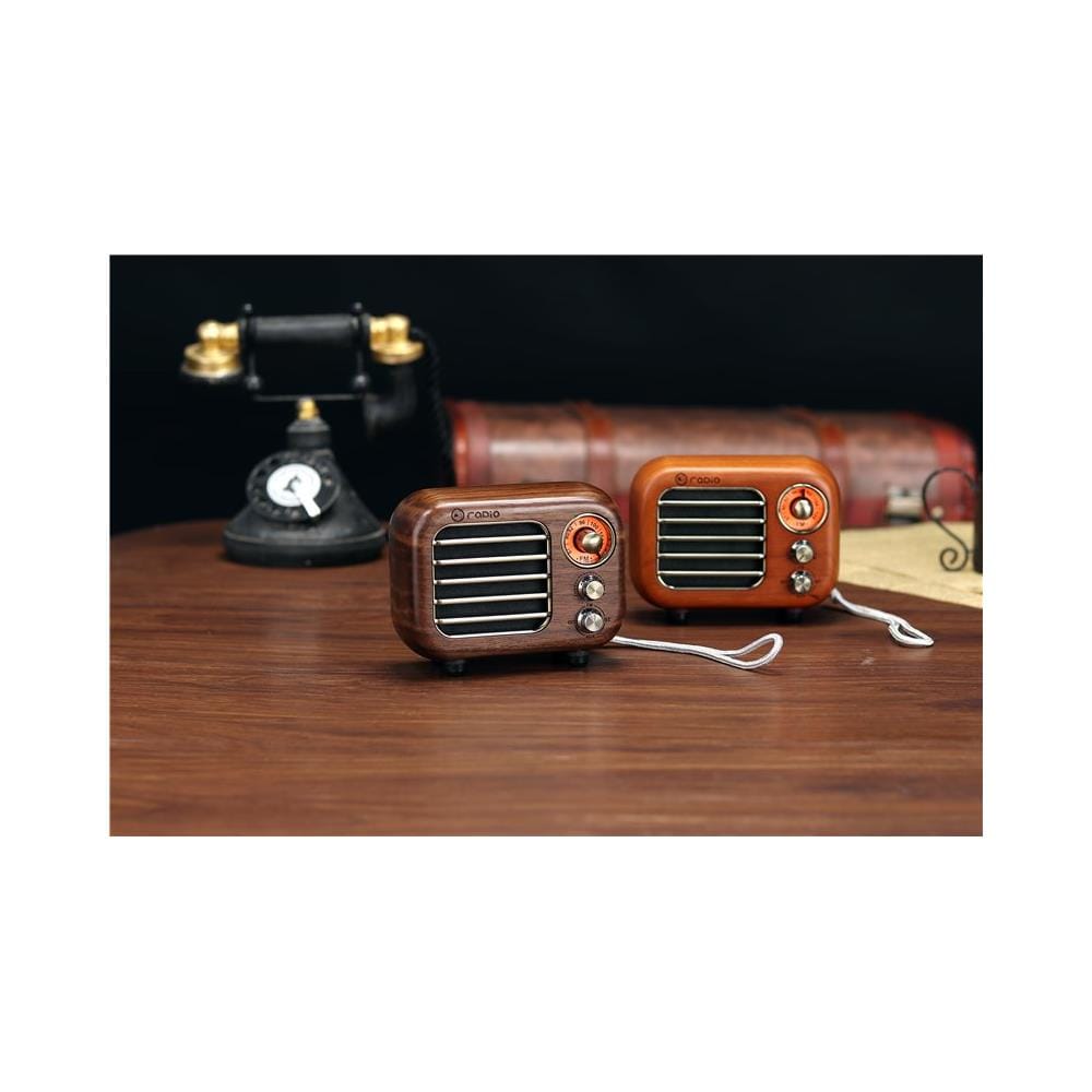 Altoparlante Bluetooth Mini Design Retrò E Radio Fm R918-a / c - Foto 5