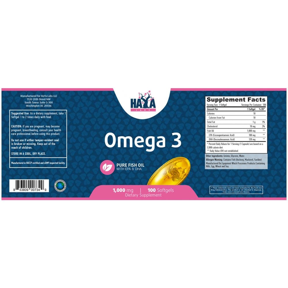 Omega 3 100 Softgels 1000mg - Foto 3