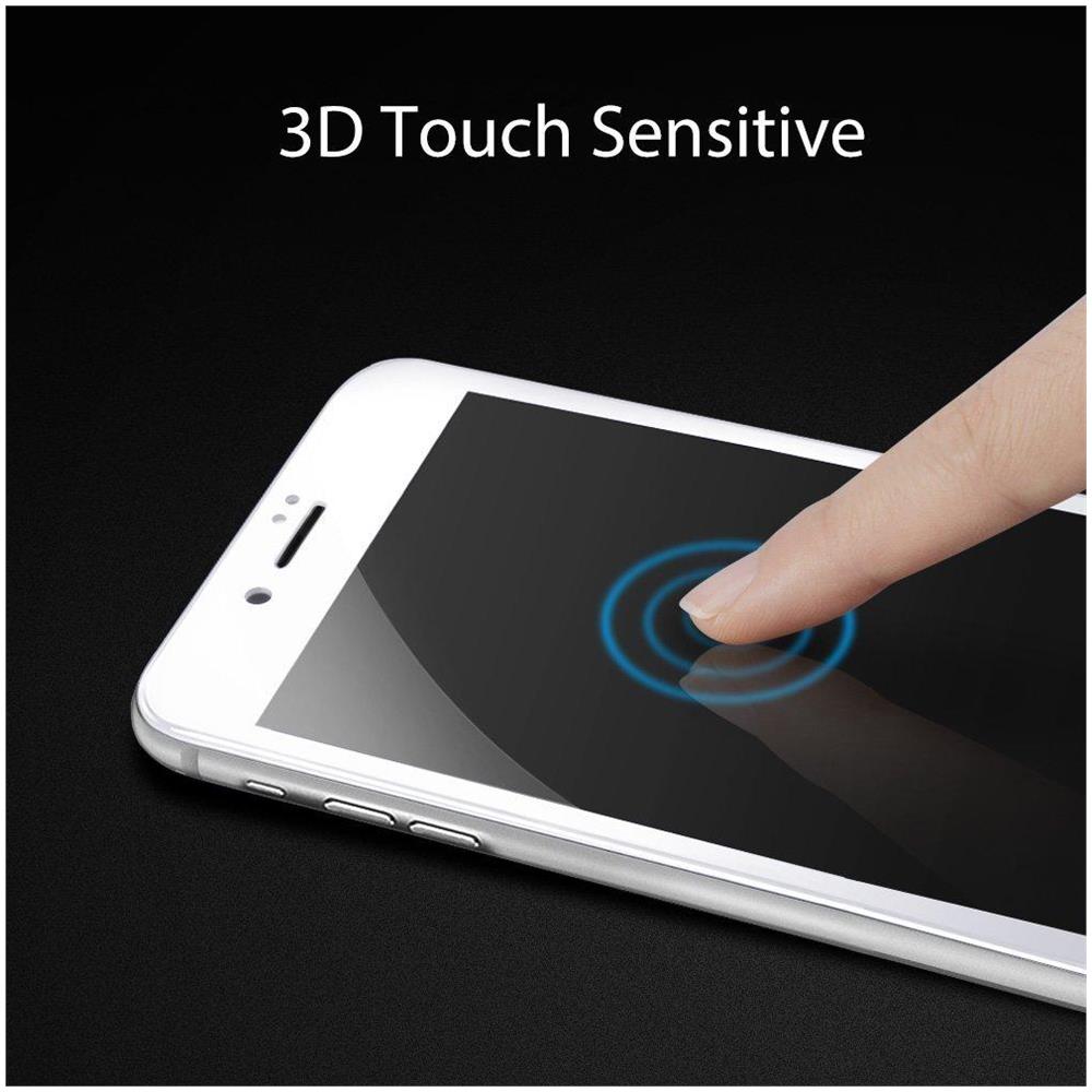 Protezione Schermo Per Iphone 8 Plus In Vetro Temperato Bianco - Foto 2
