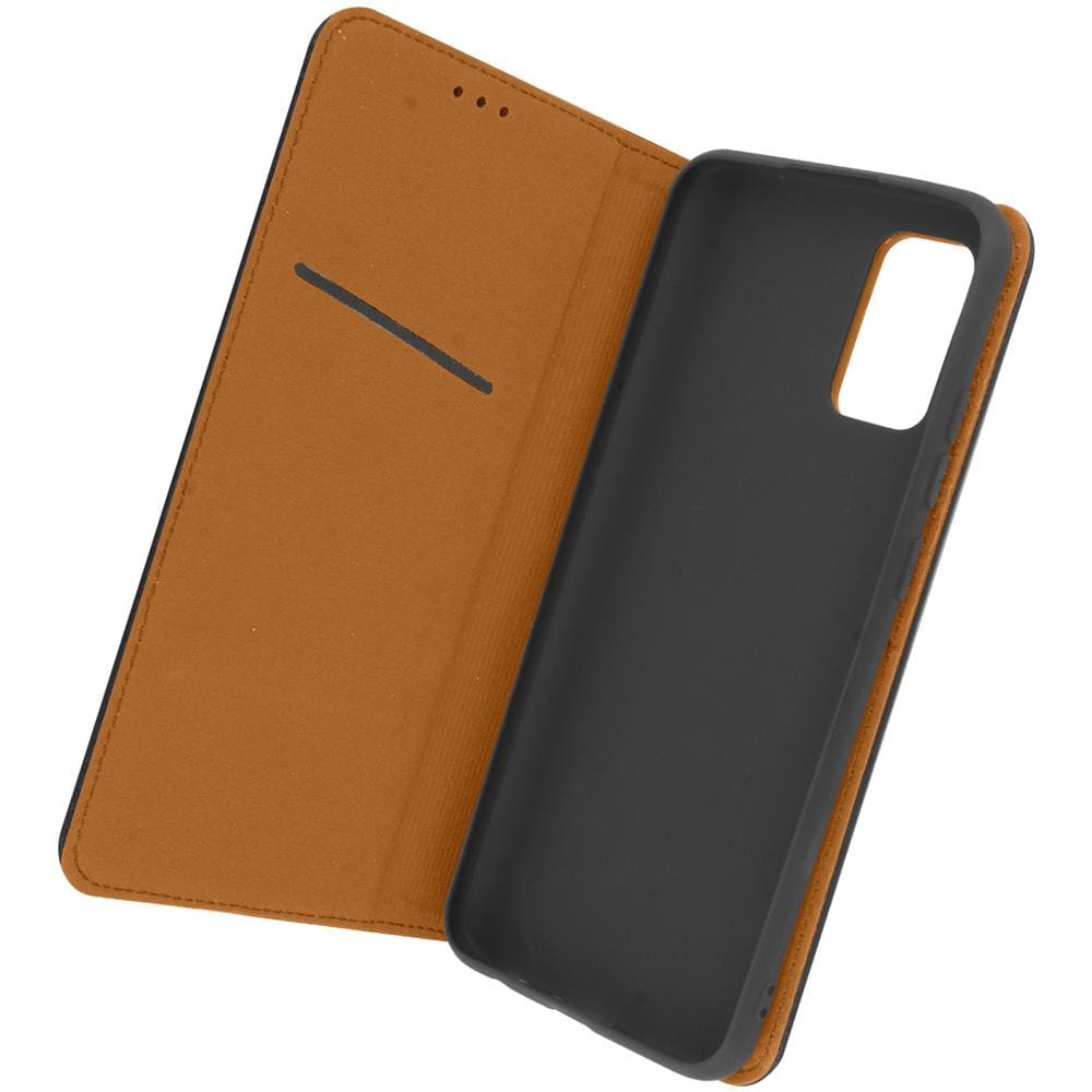 Custodia Samsung Galaxy A52 E A52 5g Portacarte Supporto Video Vera Pelle Nera - Foto 1