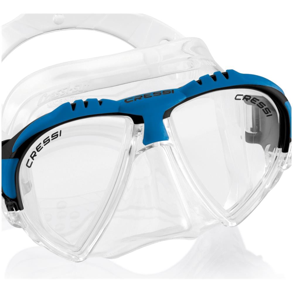 Maschera Matrix Trasparente Trasparente / blu - Foto 1