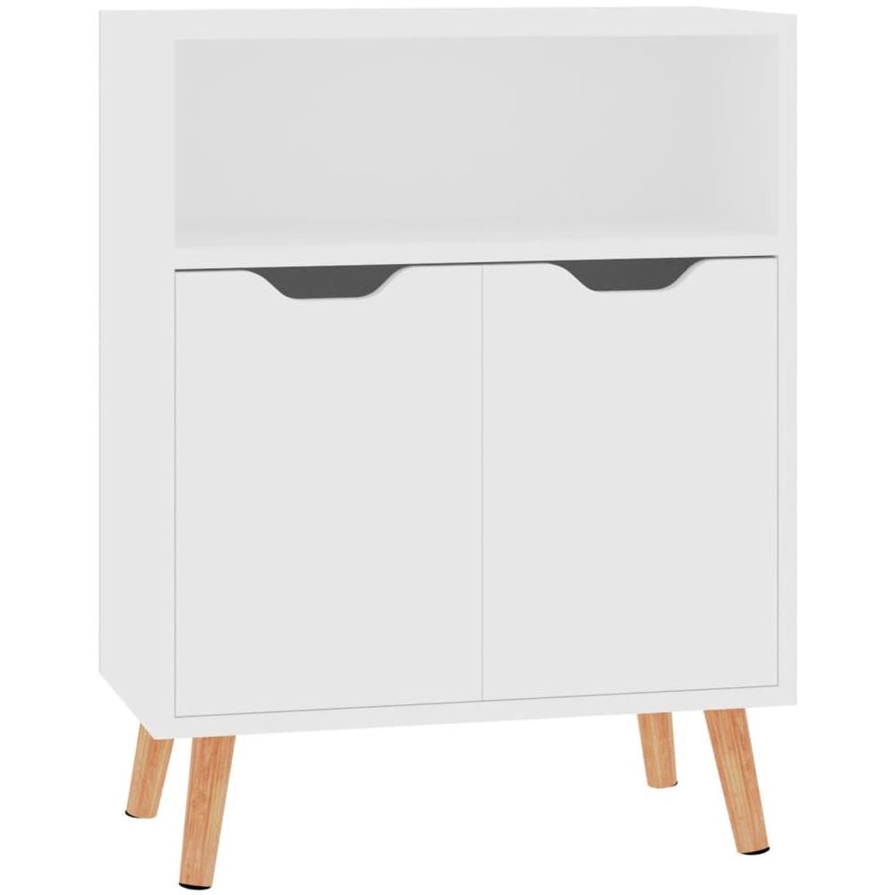 Credenza Bianca 60x30x72 cm in Legno Multistrato - Foto 1
