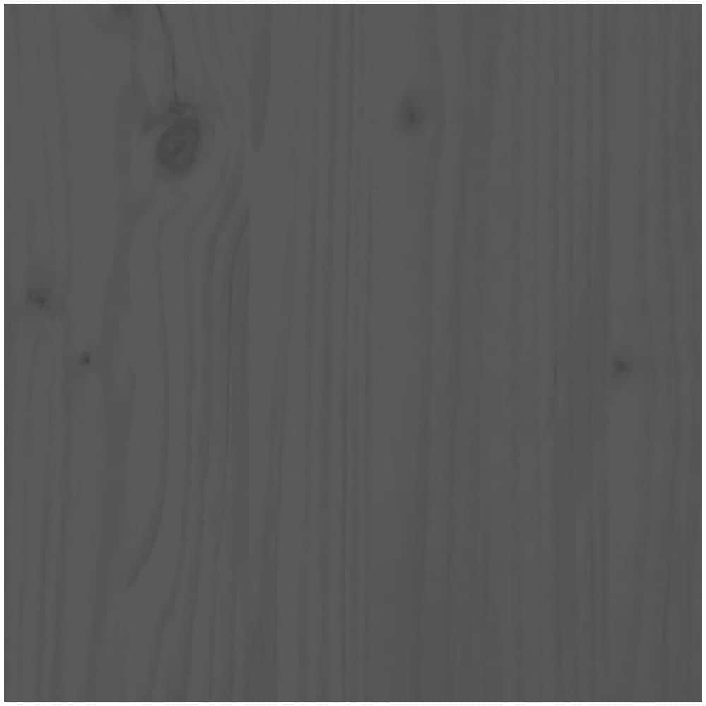 Portalegna Grigio 80x25x100 cm in Legno Massello di Pino - Foto 7