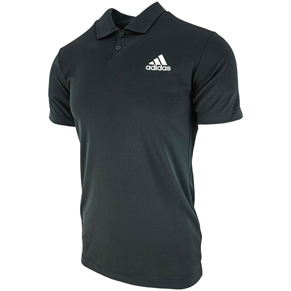Heat Rdy Tennis Polo Gh7670, Uomini, Nero, S - Foto 5