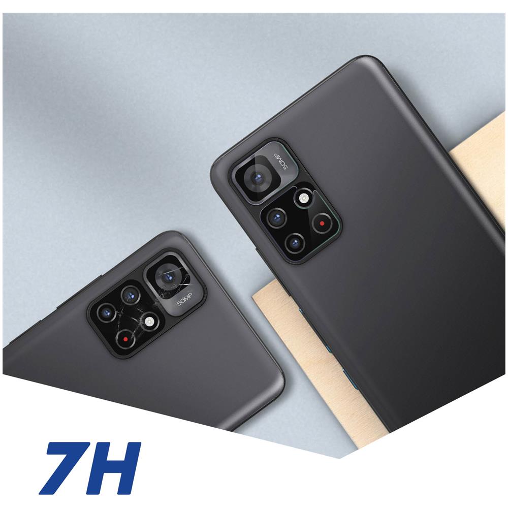 Kit 4 Pellicole Fotocamera Redmi Note 11 / 11s Vetro Ibrido 7h Trasparenti - Foto 1
