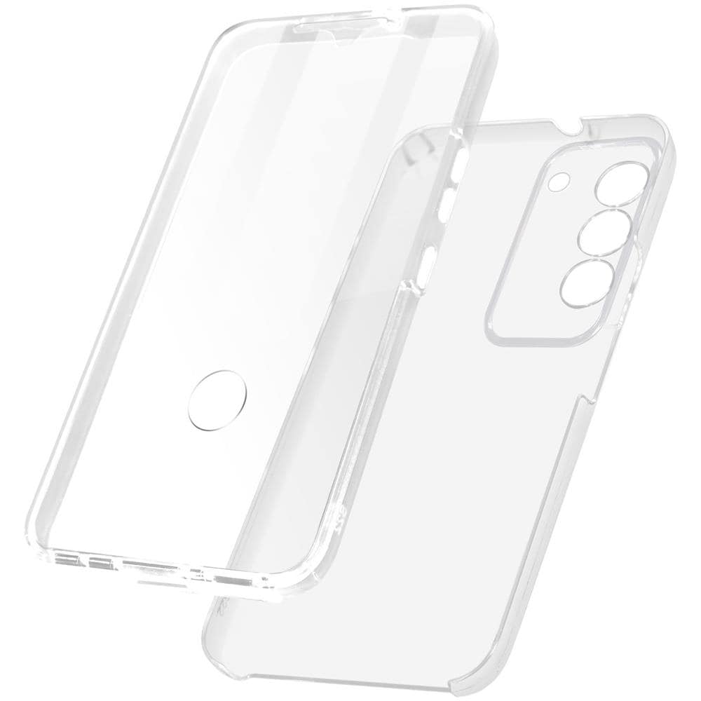 Cover 360° Per Samsung Galaxy S23 Plus Retro Rigido E Fronte Morbido Trasparente - Foto 1