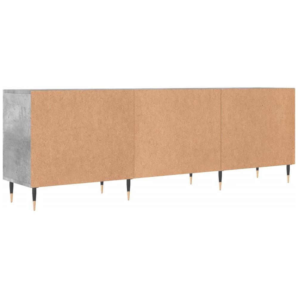 Mobile Porta Tv Grigio Cemento 150x30x50cm In Legno Multistrato - Foto 7