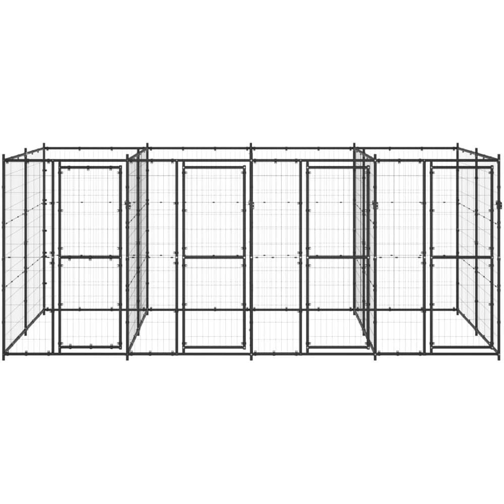 Gabbia Per Cani Da Esterno In Acciaio 9,68 M - Foto 2