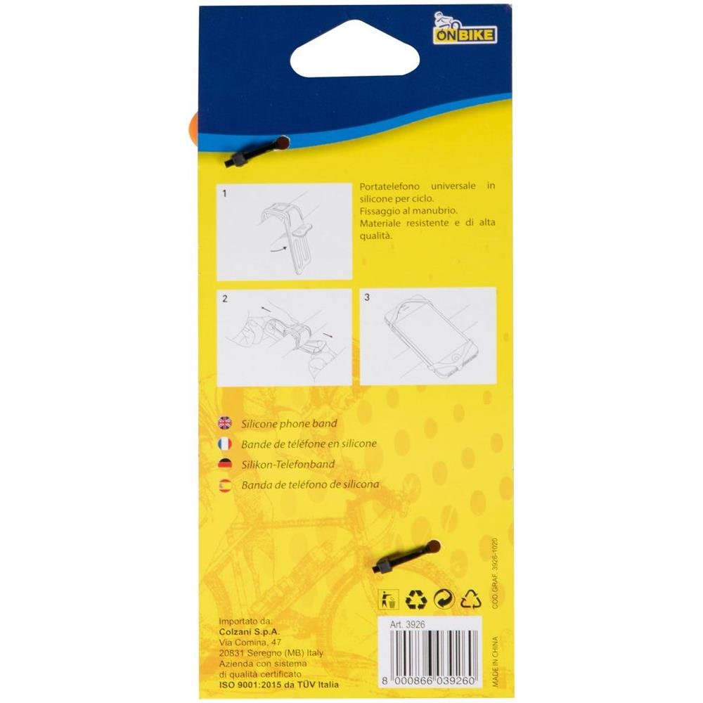 Porta Smartphone Universale Bici In Silicone Aggancio Al Manubrio - Foto 3