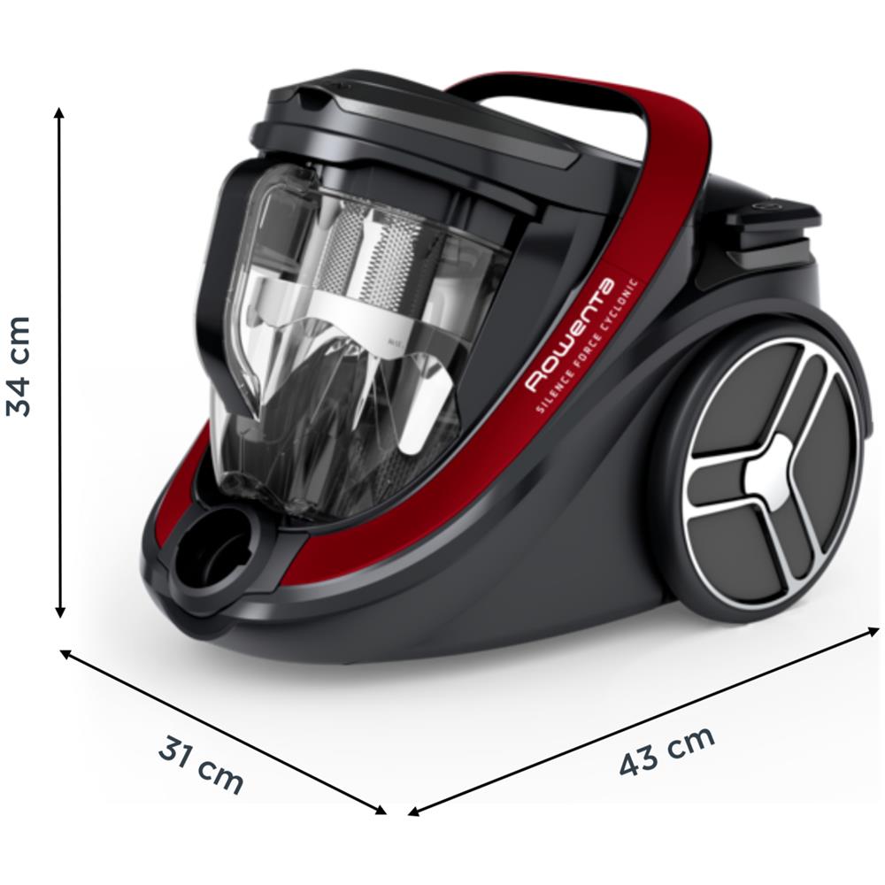 Aspirapolvere Silence Force RO7933 2,5 L A cilindro Secco 500 W Senza sacchetto - Foto 10