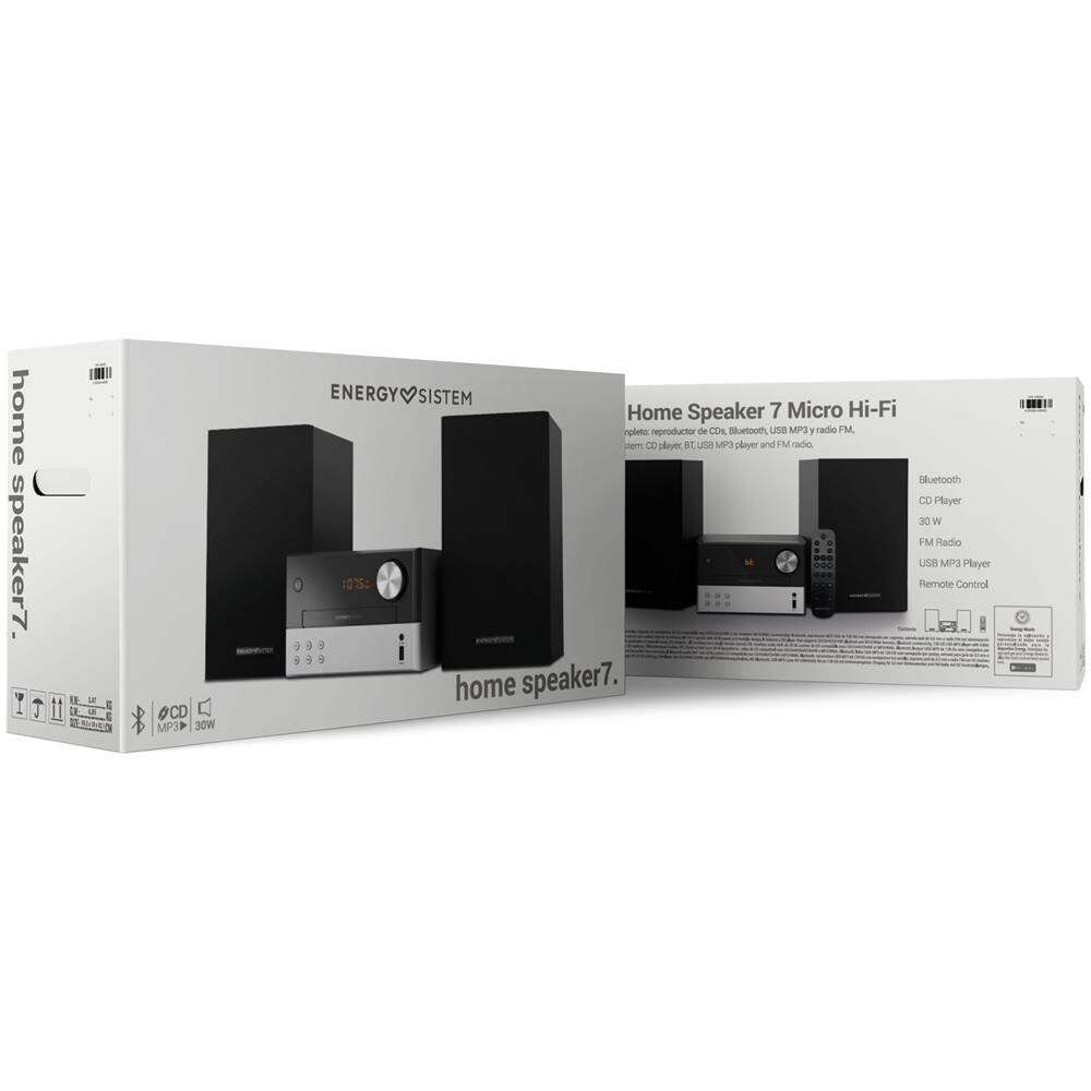 Home Speaker 7 Micro Hi-Fi Microsistema audio per la casa 30 W Nero, Argento - Foto 7