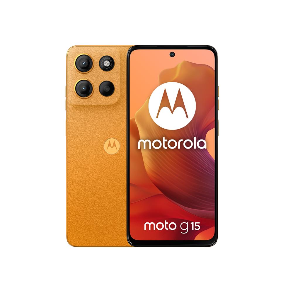 Moto G15 4G 128GB 4GB Ram Display 6.72" Main Camera 50MP Doppia SIM Android 15 USB tipo-C 5200 mAh Sunrise Orange - Foto 2