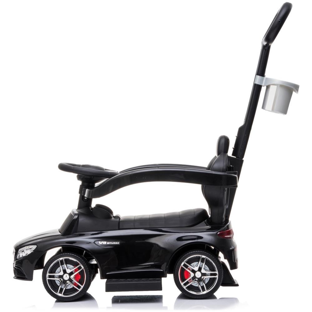 Cavalcabile spingi-camminatore Mercedes 3in1 AMG auto grande per bambini nera - Foto 2