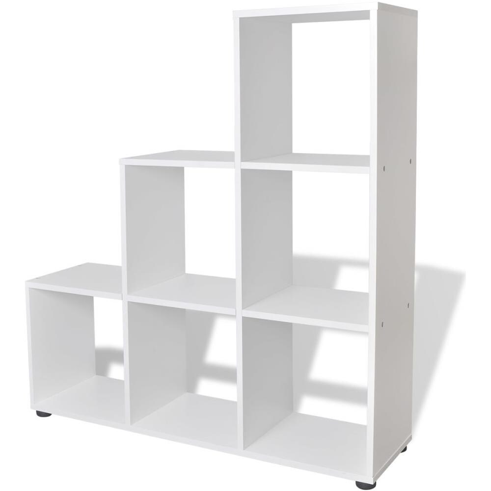 Libreria Scalare / Scaffale Espositore 107 cm Bianco - Foto 2