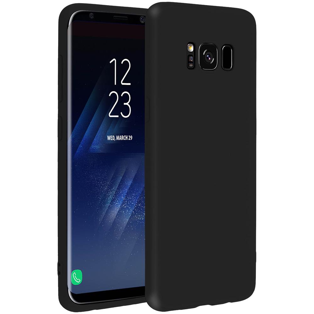 Cover Galaxy S8 Soft Touch Silicone Gel Morbido - Nera - Foto 1