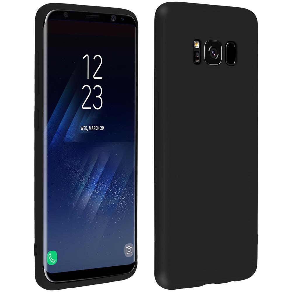 Cover Galaxy S8 Soft Touch Silicone Gel Morbido - Nera - Foto 2