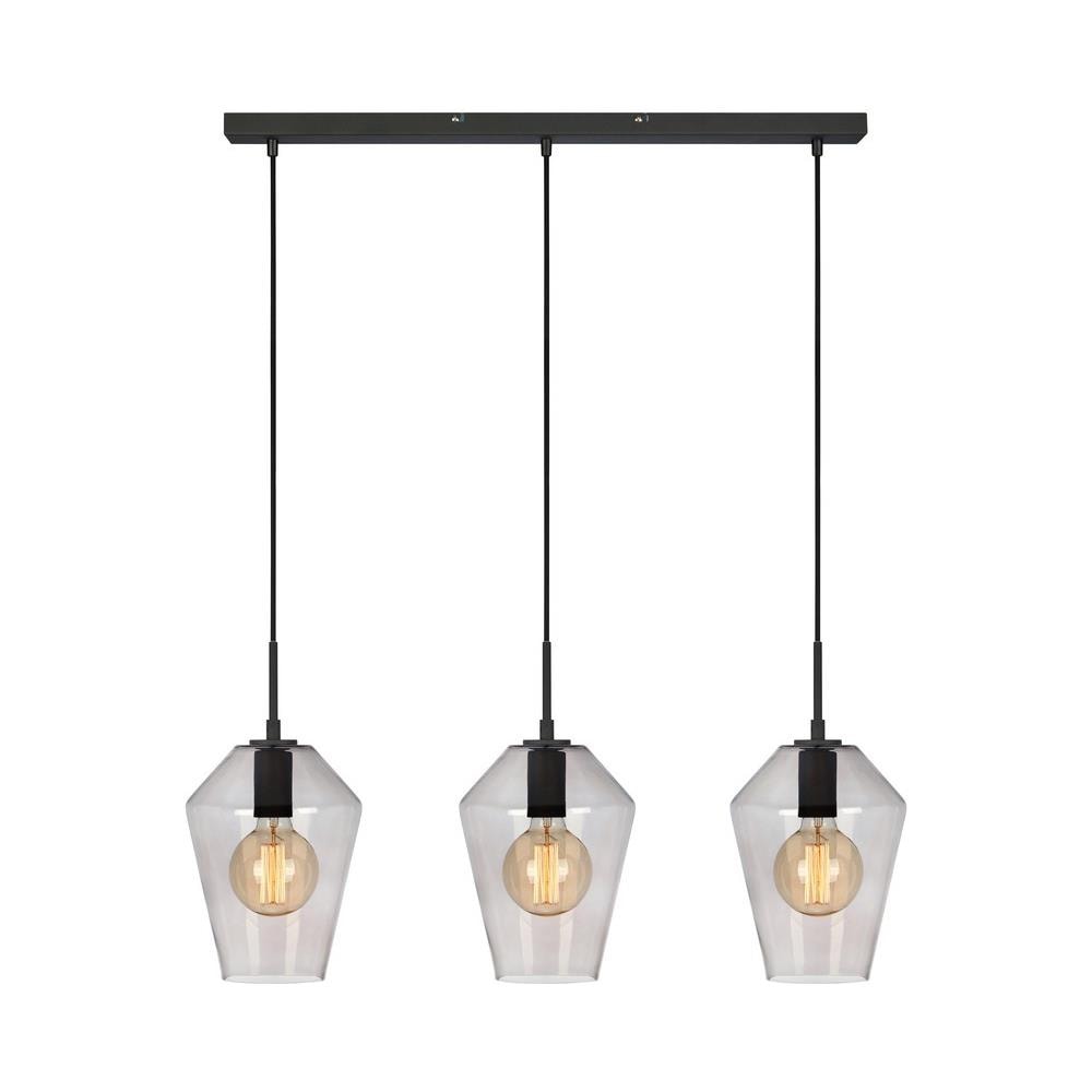 107132 Lampadario, Glass, 60 W, Black - Foto 3