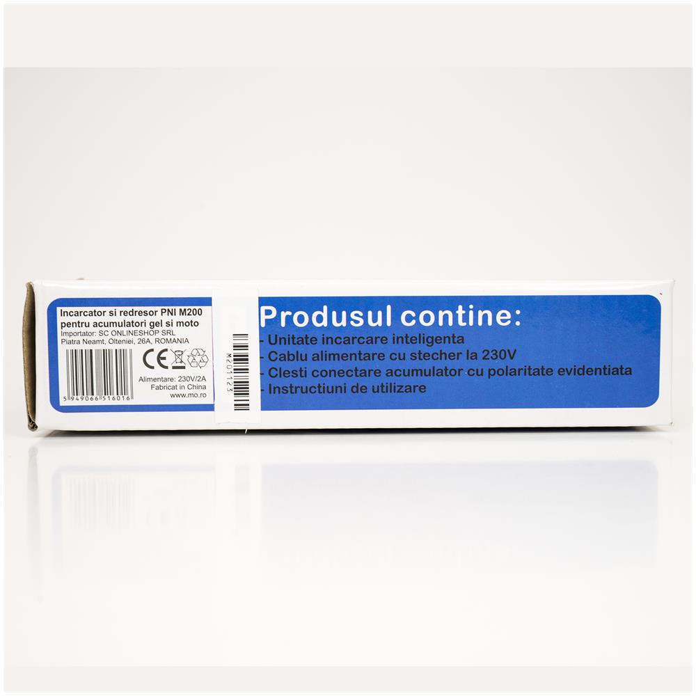 Caricabatterie E Raddrizzatore M200 Per Accumulatori Gel E Moto Max. 20ah - Foto 5