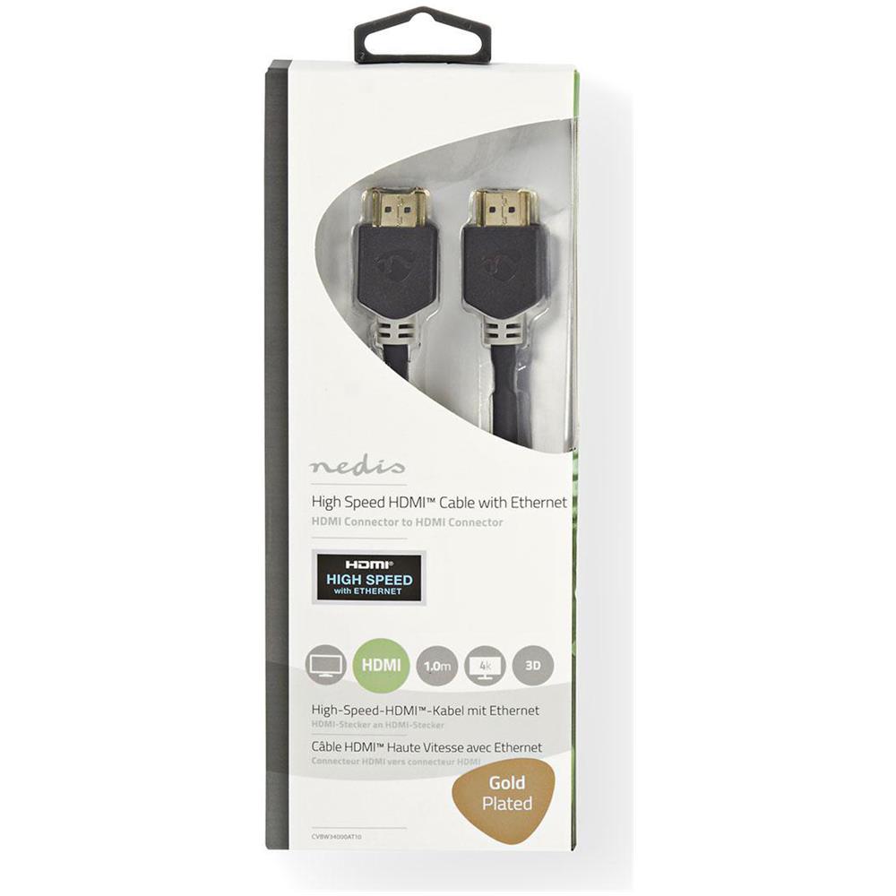 CVBW34000AT10 cavo HDMI 1 m HDMI tipo A (Standard) Antracite - Foto 3