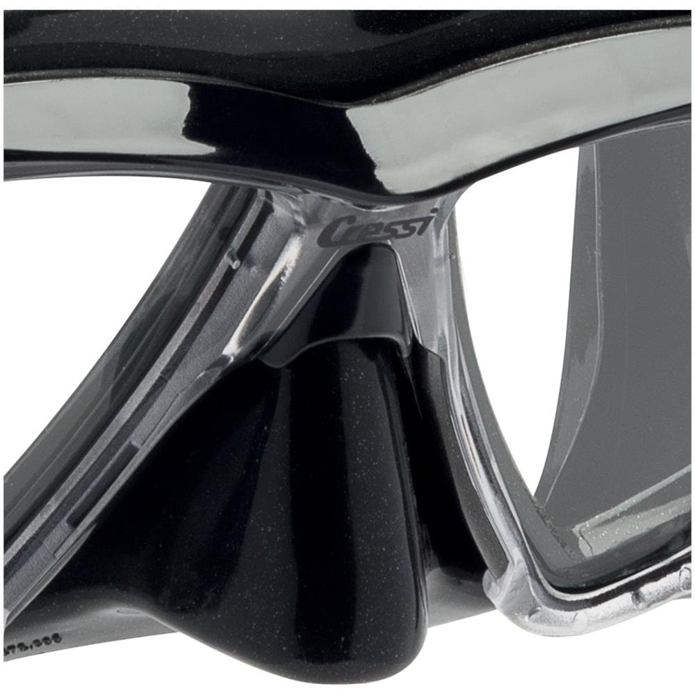 Big Eyes Mask Trasparente Nero - Foto 3