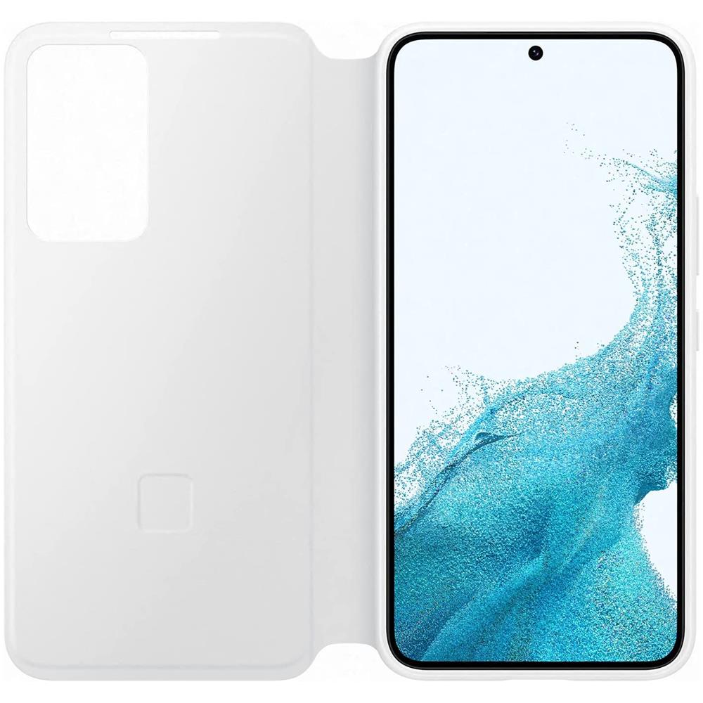 Smart Clear View Cover White Galaxy S22 - Foto 4