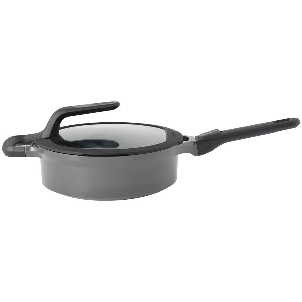 Tegame Con Coperchio 24 Cm Grigio - Gem - Foto 1
