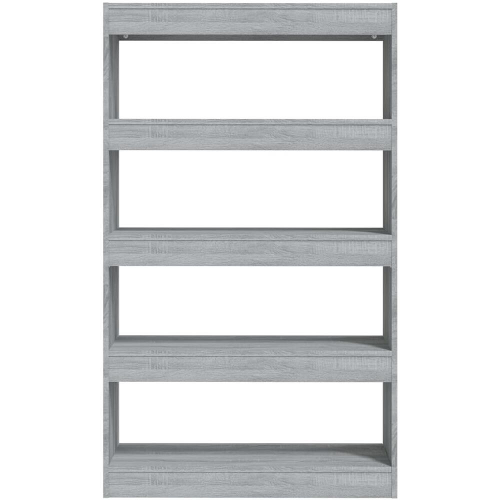 Libreria /Divisorio Grigio Sonoma 80x30x135 cm in Truciolato - Foto 2