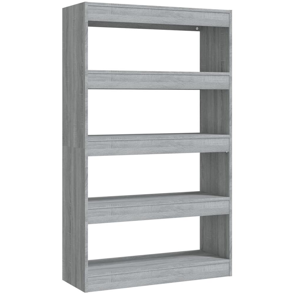 Libreria /Divisorio Grigio Sonoma 80x30x135 cm in Truciolato - Foto 1