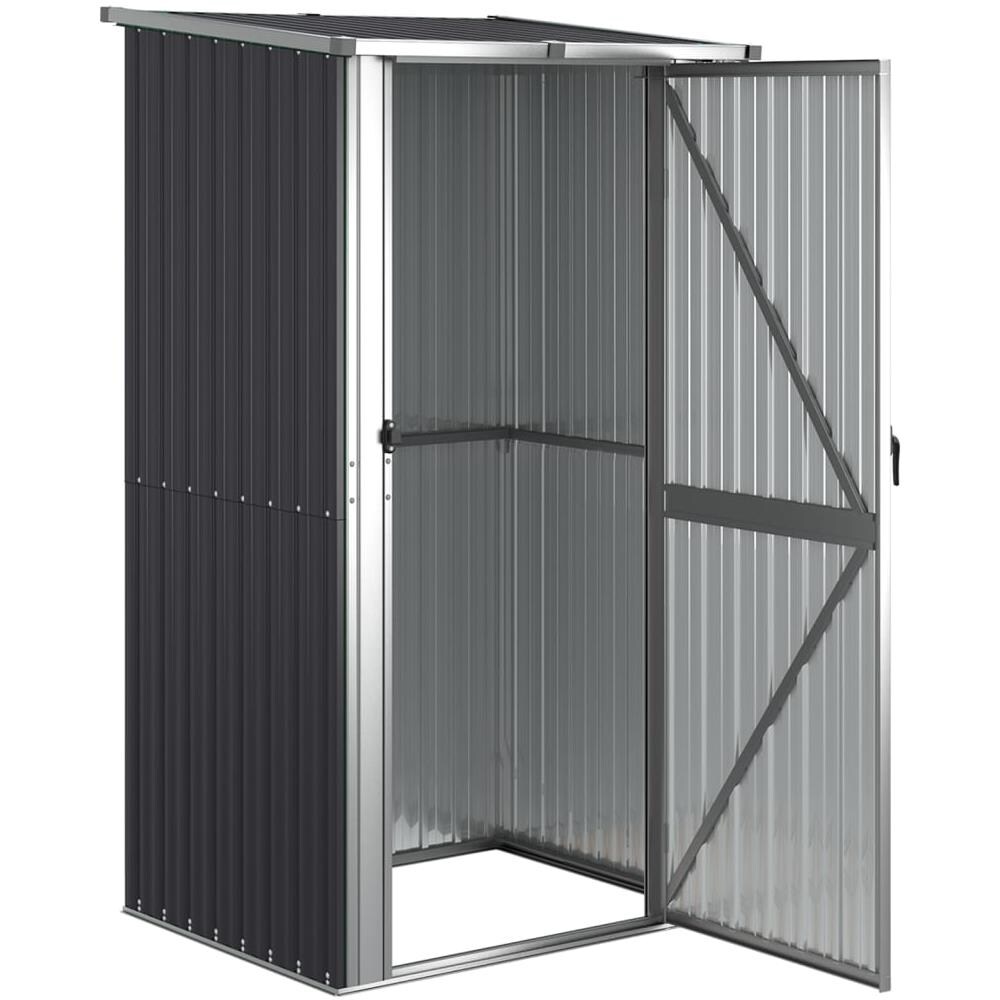 Capanno da Giardino Antracite 118,5x97x209,5 cm Acciaio Zincato - Foto 3