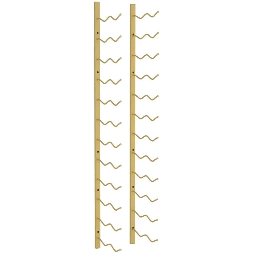 Portavini Da Parete Per 24 Bottiglie Oro In Ferro - Foto 2