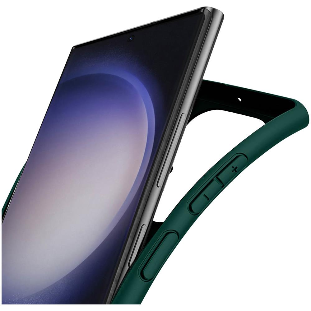 Cover Per Samsung S23 Ultra Flessibile Anticaduta 1,25 M Matt Case Verde - Foto 2