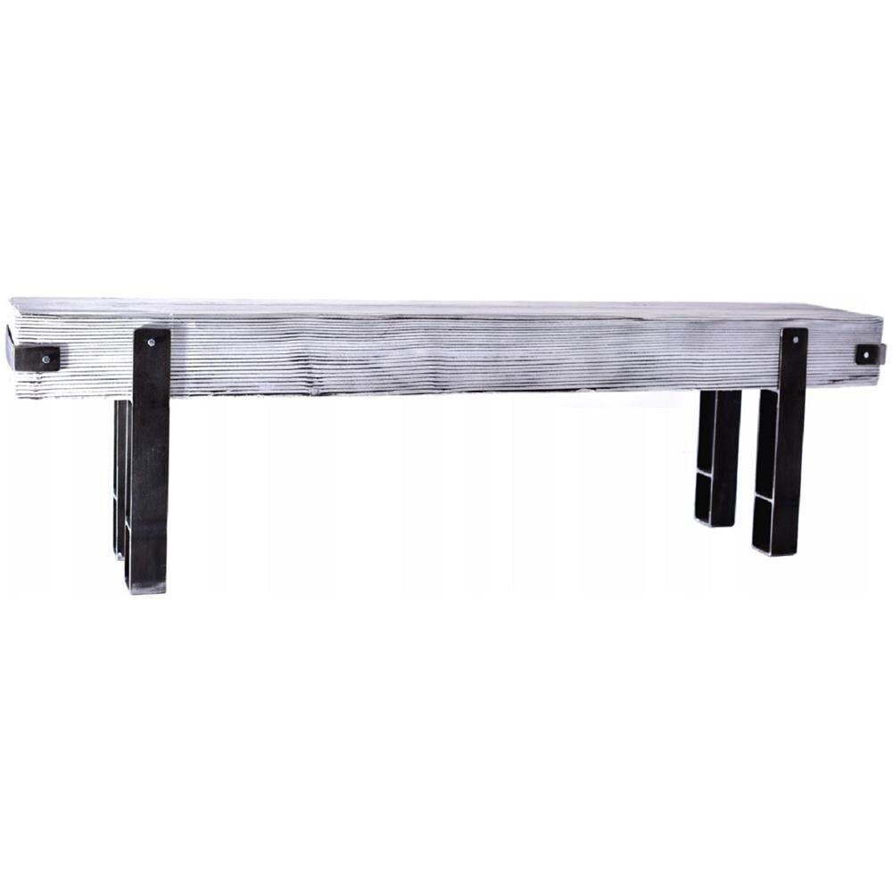 Panca In Legno Lbrw (28x140 Cm A= 45 Cm, Colore Bianco) Brody - Foto 1