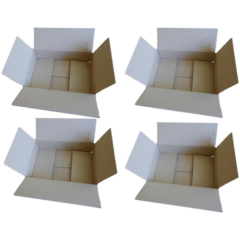 4 Scatole Di Imballaggio 31 X 21 X 7,5 Cm - Foto 1