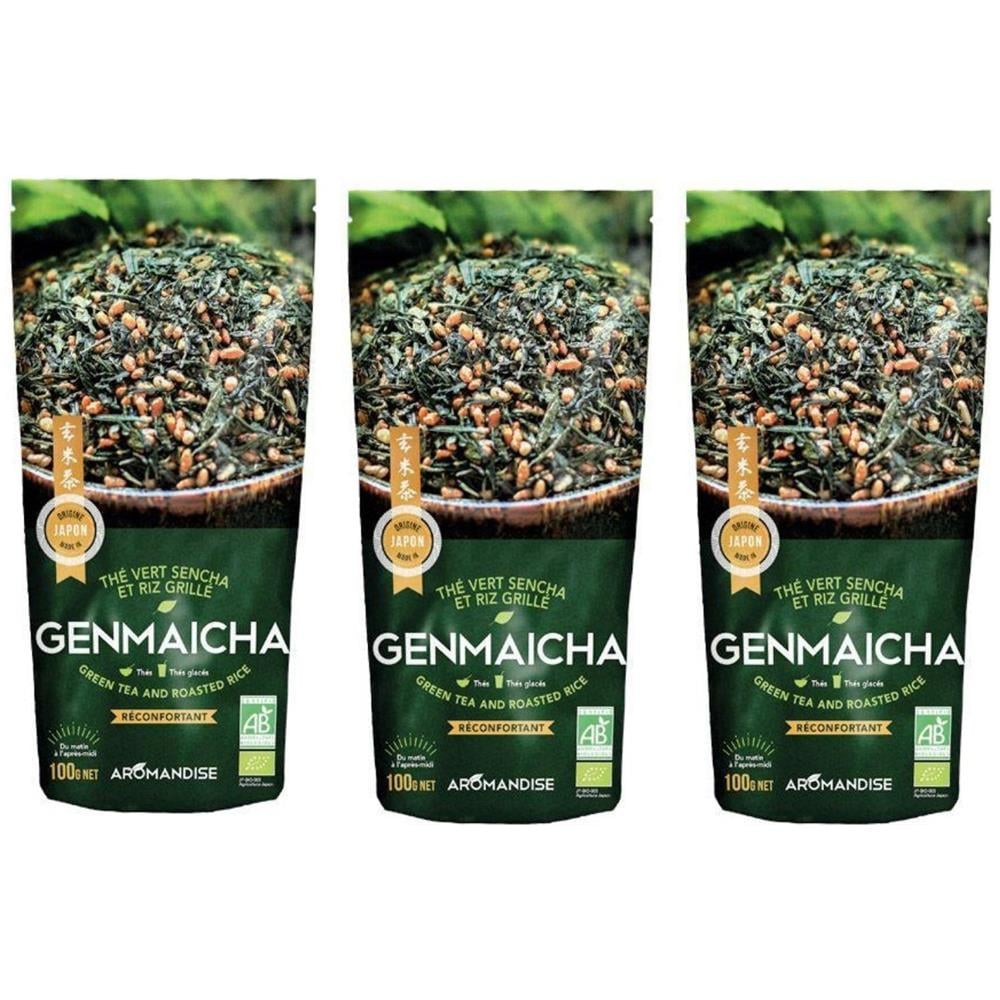 Tè Verde Biologico Giapponese Genmaicha - Sencha E Riso Grigliato 300 G - Foto 1