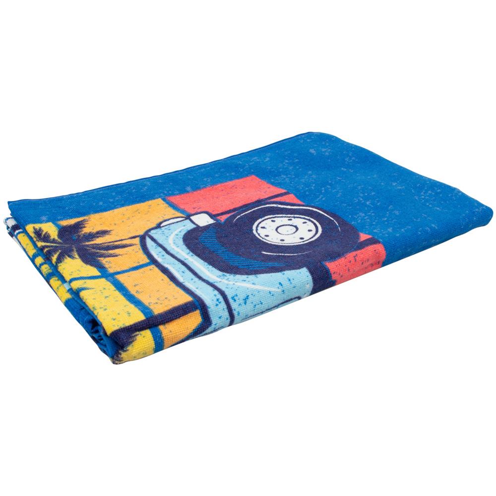 Telo Mare Stampato In Spugna Spiaggia Piscina Disegno California Aloha Summer D.2   - Foto 5