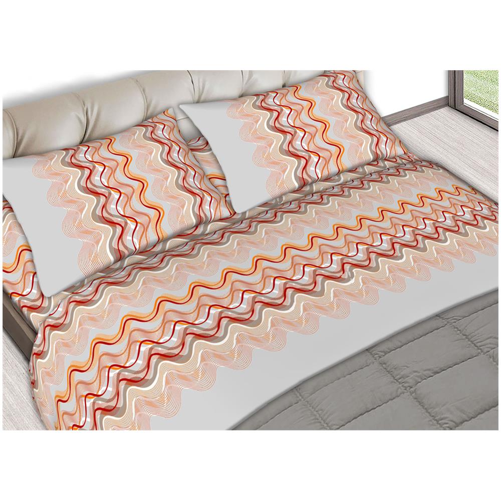 BIANCHERIAWEB Completo Lenzuola Matrimoniale In 100% Cotone Made In Italy, Fantasia Floreale Cloe, Certificato Oeko-Tex, Con Federe - 3