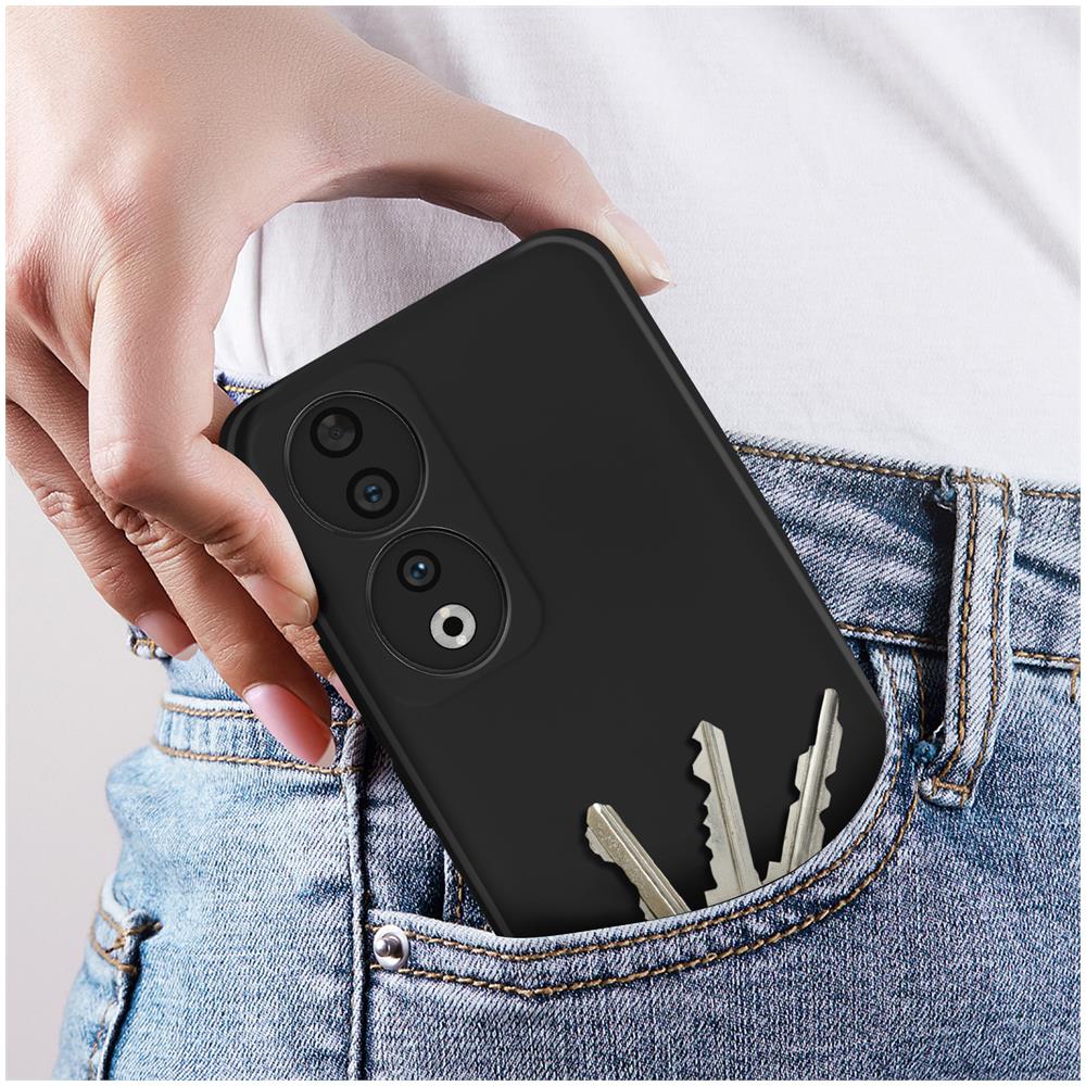 Cover Per Honor 90 Semi-rigida Soft-touch Serie Fast Cover Nera - Foto 2