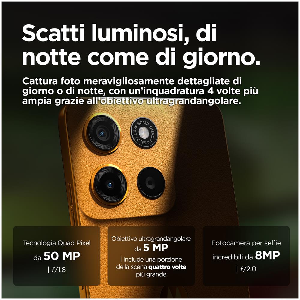 Moto G15 4G 128GB 8GB Ram Display 6.72" Main Camera 50MP Doppia SIM Android 15 USB tipo-C 5200 mAh Sunrise Orange - Foto 11