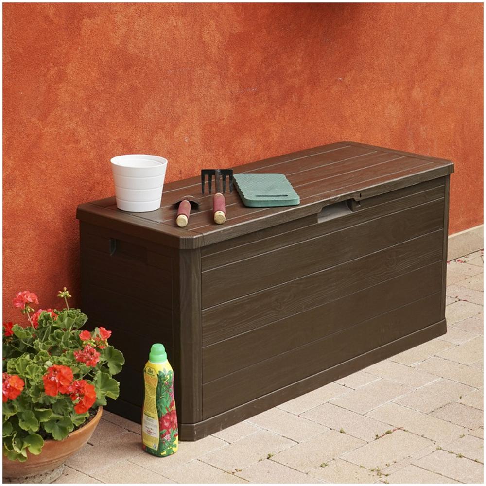 Box Multiuso Linea Woody, Plastica Resitente, 117x45xh. 56 Cm - Foto 2