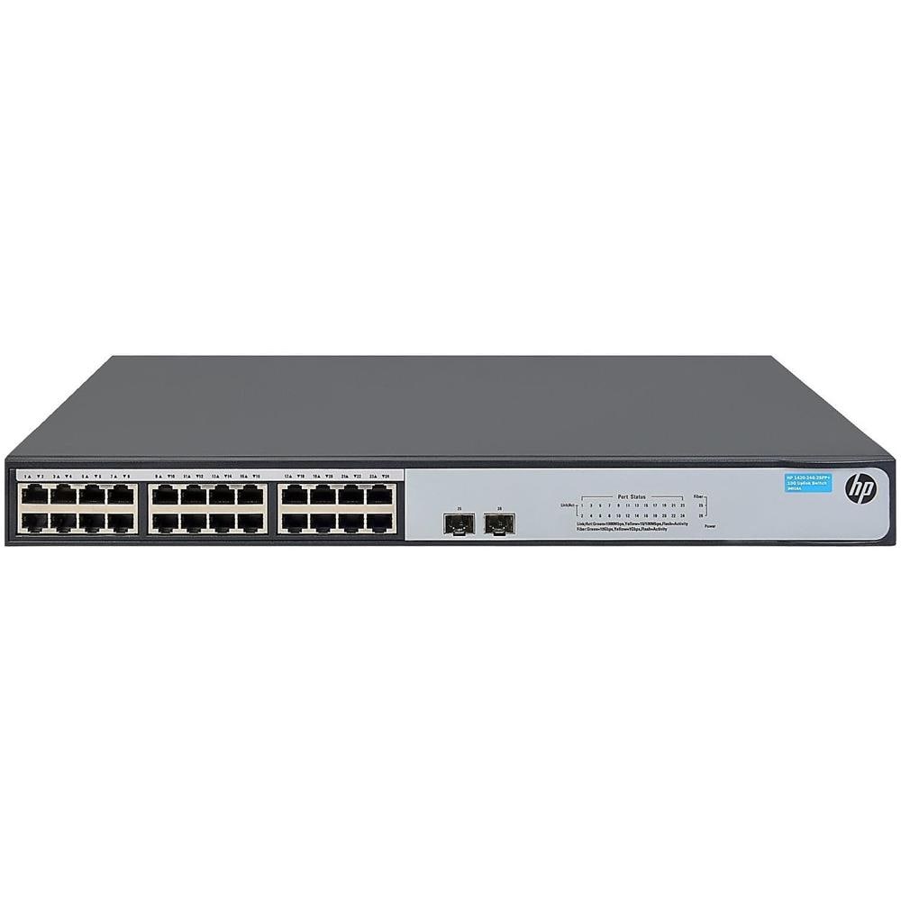Switch OfficeConnect 1420 24G 2SFP+ 24 Porte Gigabit Ethernet 10 / 100 / 100 Mbps RJ45 con 2 Porte SFP+ Unmanaged - Foto 1