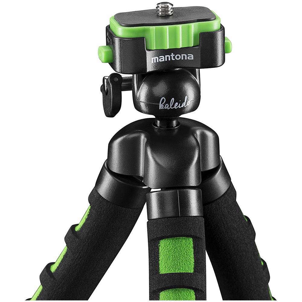 Cavalletto Treppiede Kaleido Altezza Max. 27 cm Nero / Verde - Foto 2