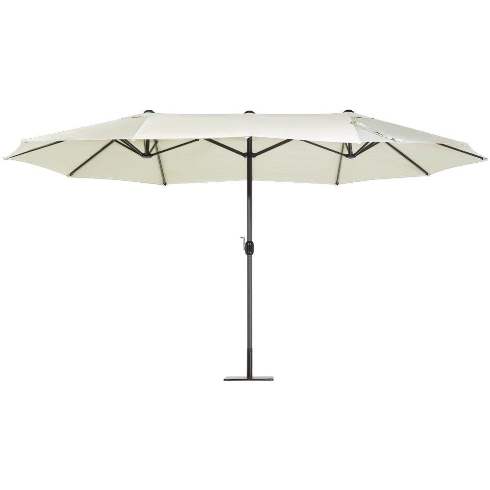 Ombrellone Doppio Da Giardino 460 Cm In Color Beige Sibilla - Foto 1