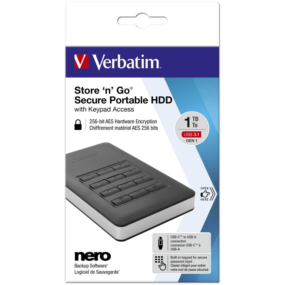 Store'n'Go 2000GB Nero, Argento disco rigido esterno - Foto 2