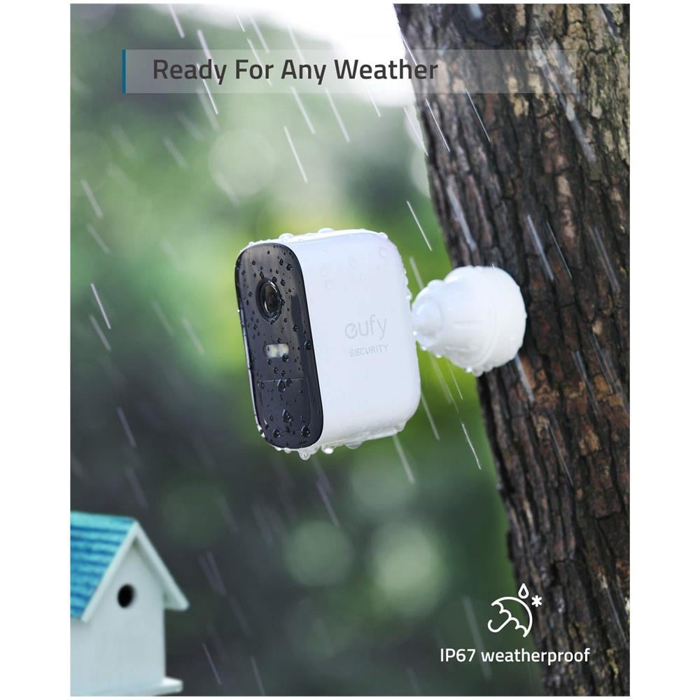 Camera System T88313d2 cam Senza Fili Di Sicurezza 180 Giorni Della Durata Della Batteria Hd 1080p Ip67 Resistente Alle Intemperie Visione Notturna Compatibile Con Amazon Alexa 2 Kit Nessun Canone Mensile Cam 2c - Foto 2