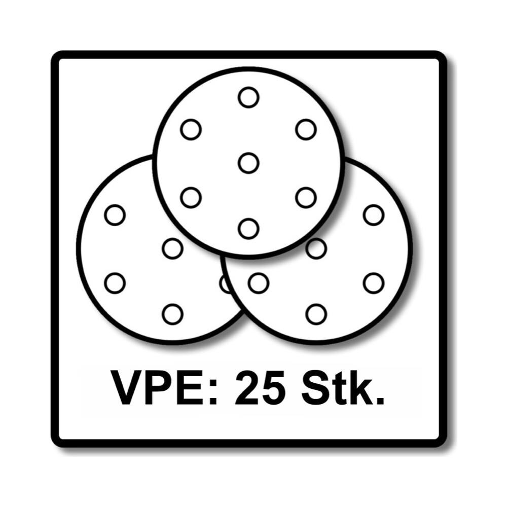 Stf D225/128 Disco Abrasivo Granat P60 / 225 Mm - 25 Pz. (205654) Per Levigatrici A Stelo Planex - Foto 1