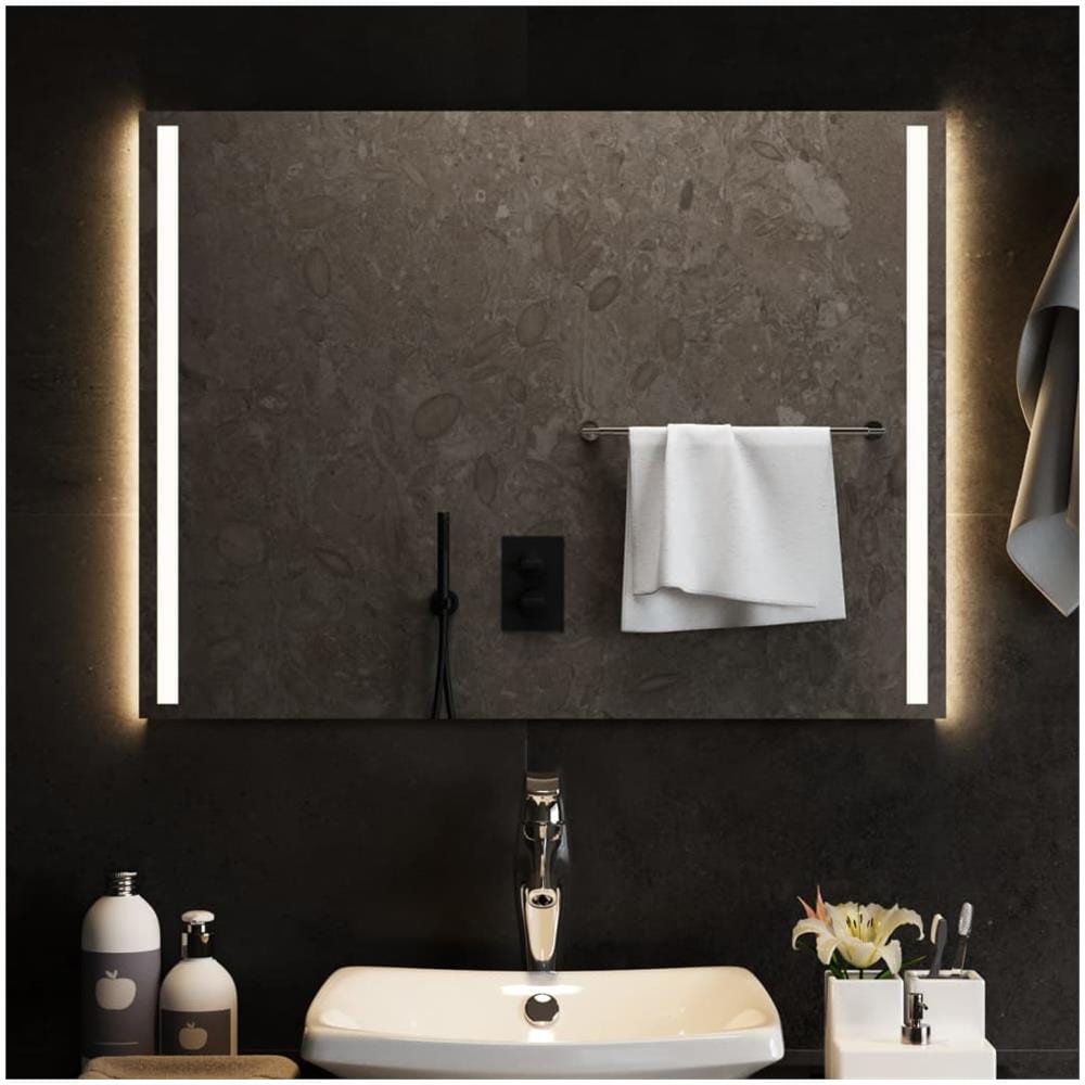 Specchio Da Bagno Con Luci Led 80x60 Cm - Foto 1