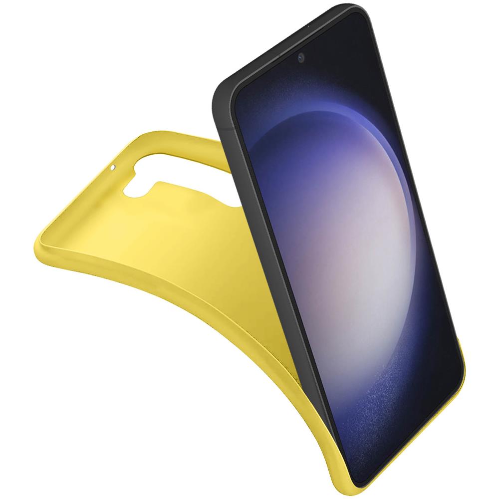 Cover Per Samsung S23 Flessibile Opaca Anticaduta 1,25 M 3mk Matt Case Gialla - Foto 2