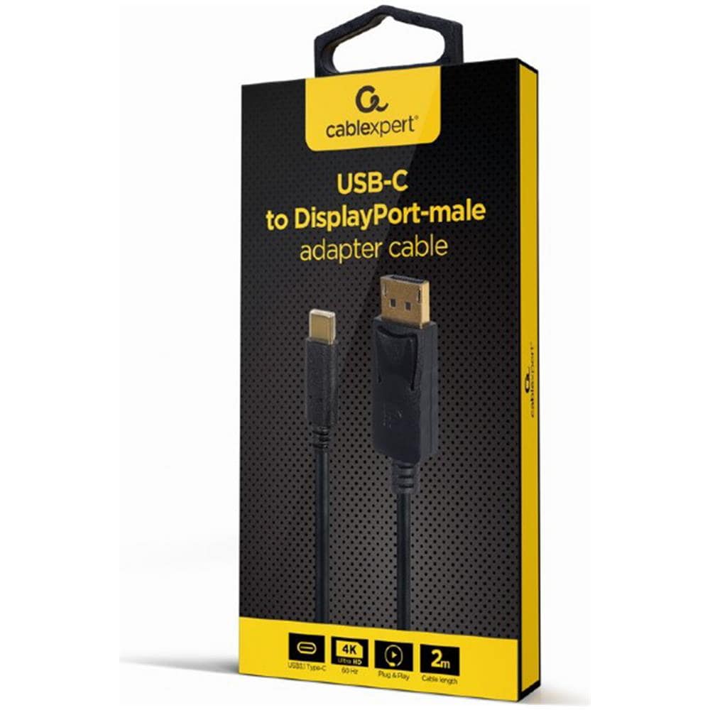 Adattatore Da Usb-c A Displayport Maschio 4k 60 Hz, 2 M Nero - Foto 2