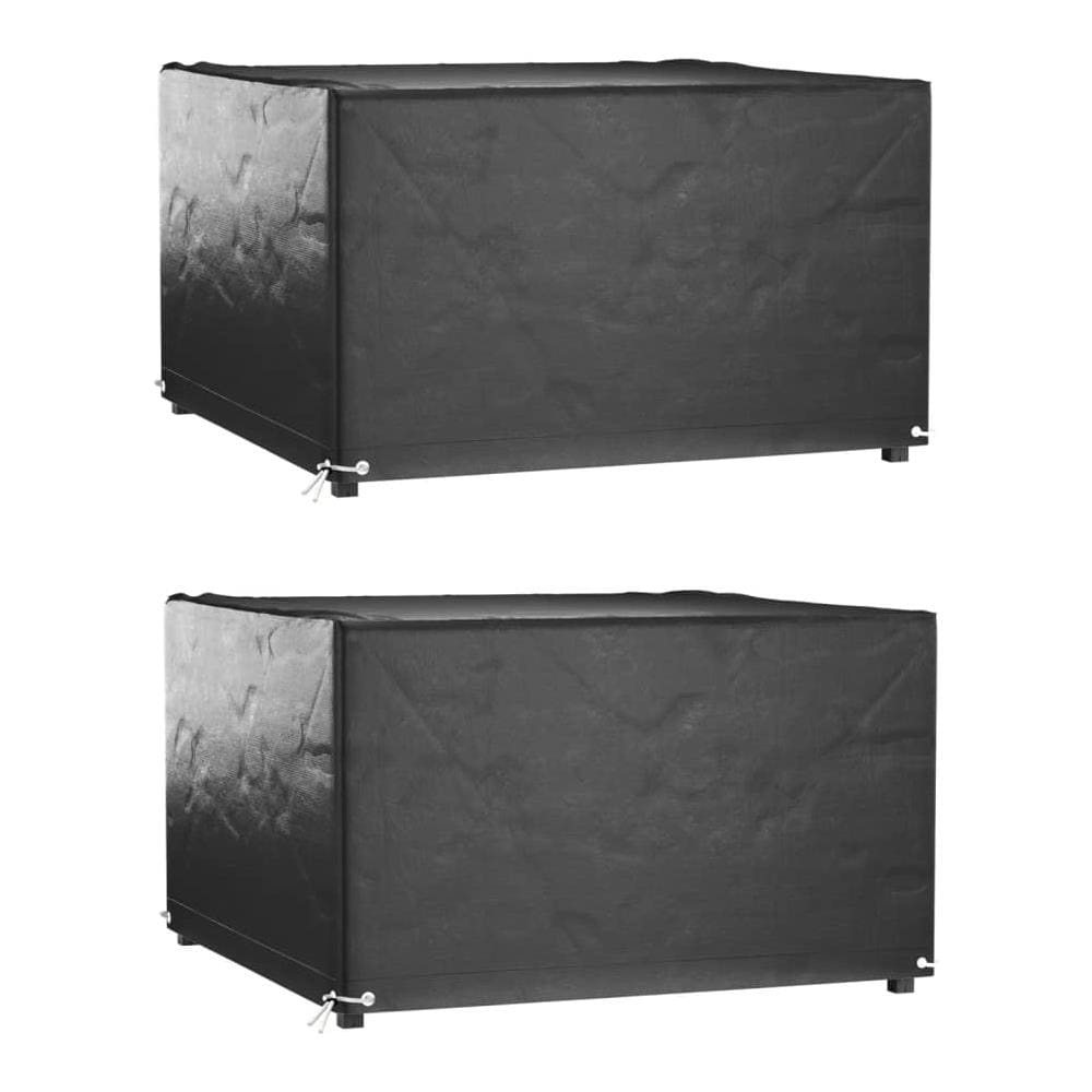 Coperture Mobili Giardino 2pz 8 Occhielli 125x125x75cm Quadrate - Foto 1
