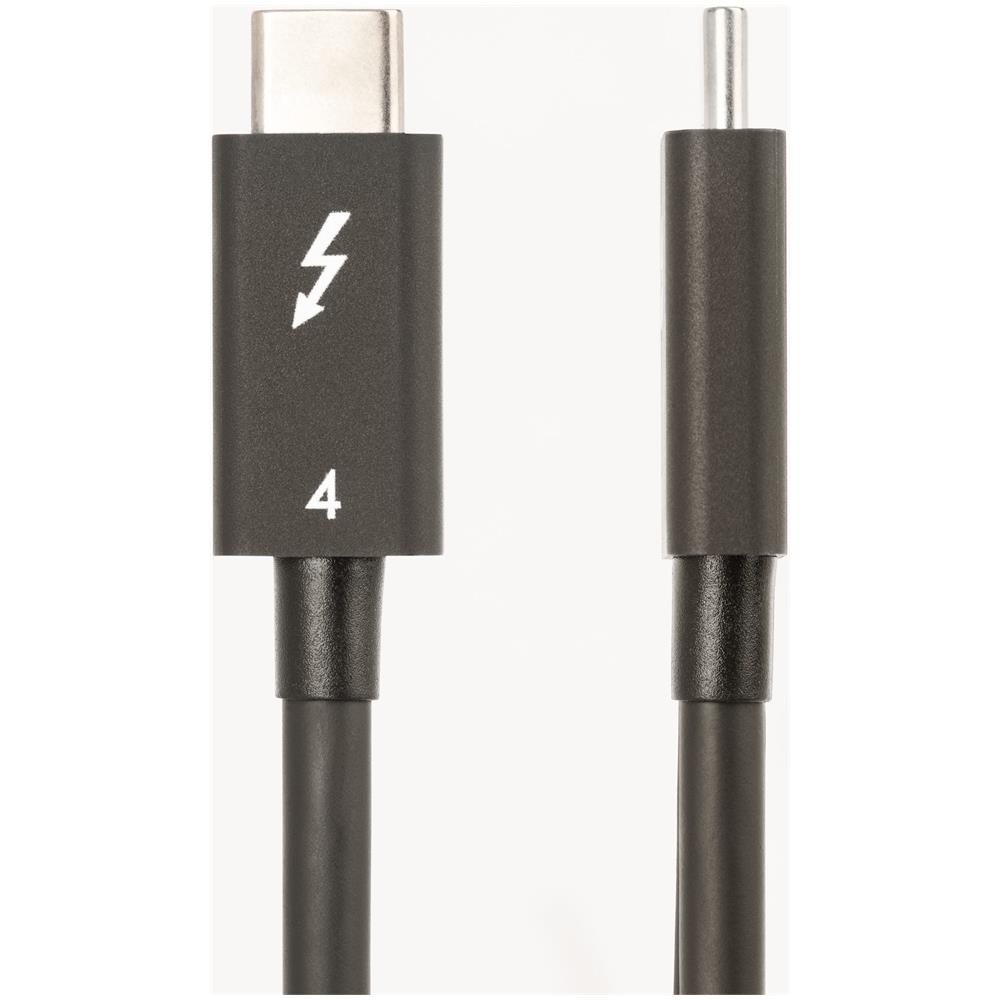 Cavo Thunderbolt 4 da 1m - 40Gbps - PD 100W - Cavo Video /Trasferimento dati 4K / 8K - Cavo Thunderbolt Certificato Intel Compatibile con USB4/Thunderbolt 3/USB 3.2/USB Tipo C /DisplayPort - Cavo USB C - Foto 2